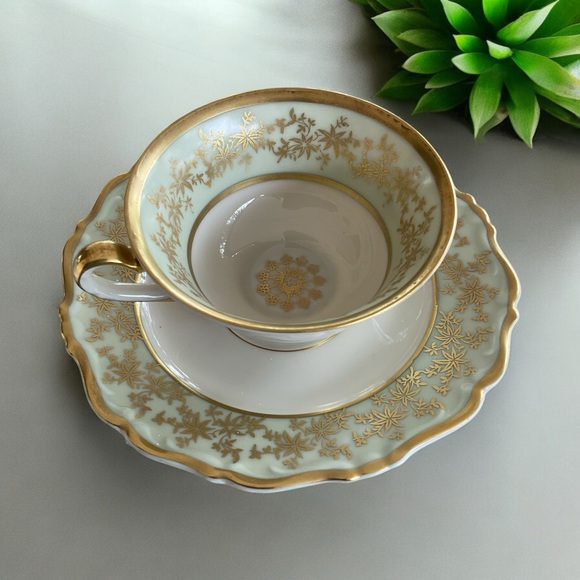 Vintage Swedish Demitasse Cup and Saucer Karlskrona Upsala Ekeby - Picture 3 of 9